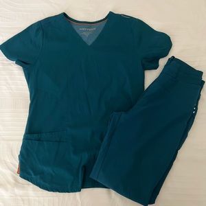 Barco One Scrub Set- Caribbean Blue